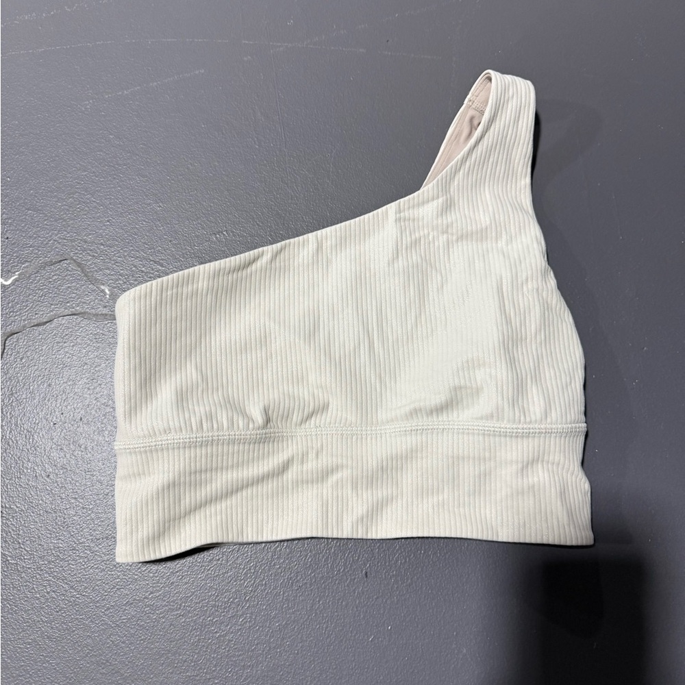 Lululemon Athletica Ribbed Cream Top